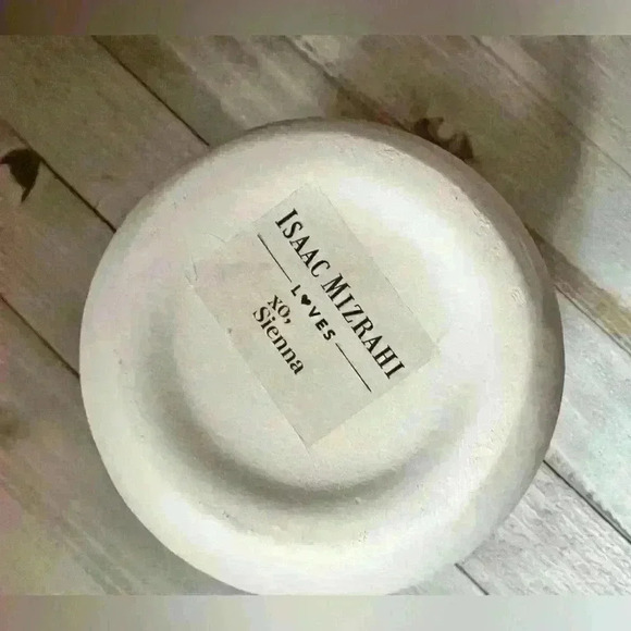 Isaac Mizrahi XO Siena Pink & White Ceramic Vase – Small Home Decor Accent Piece - Picture 3 of 5